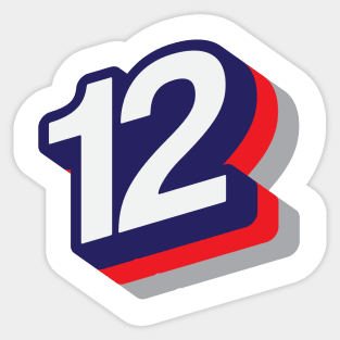 12 Sticker